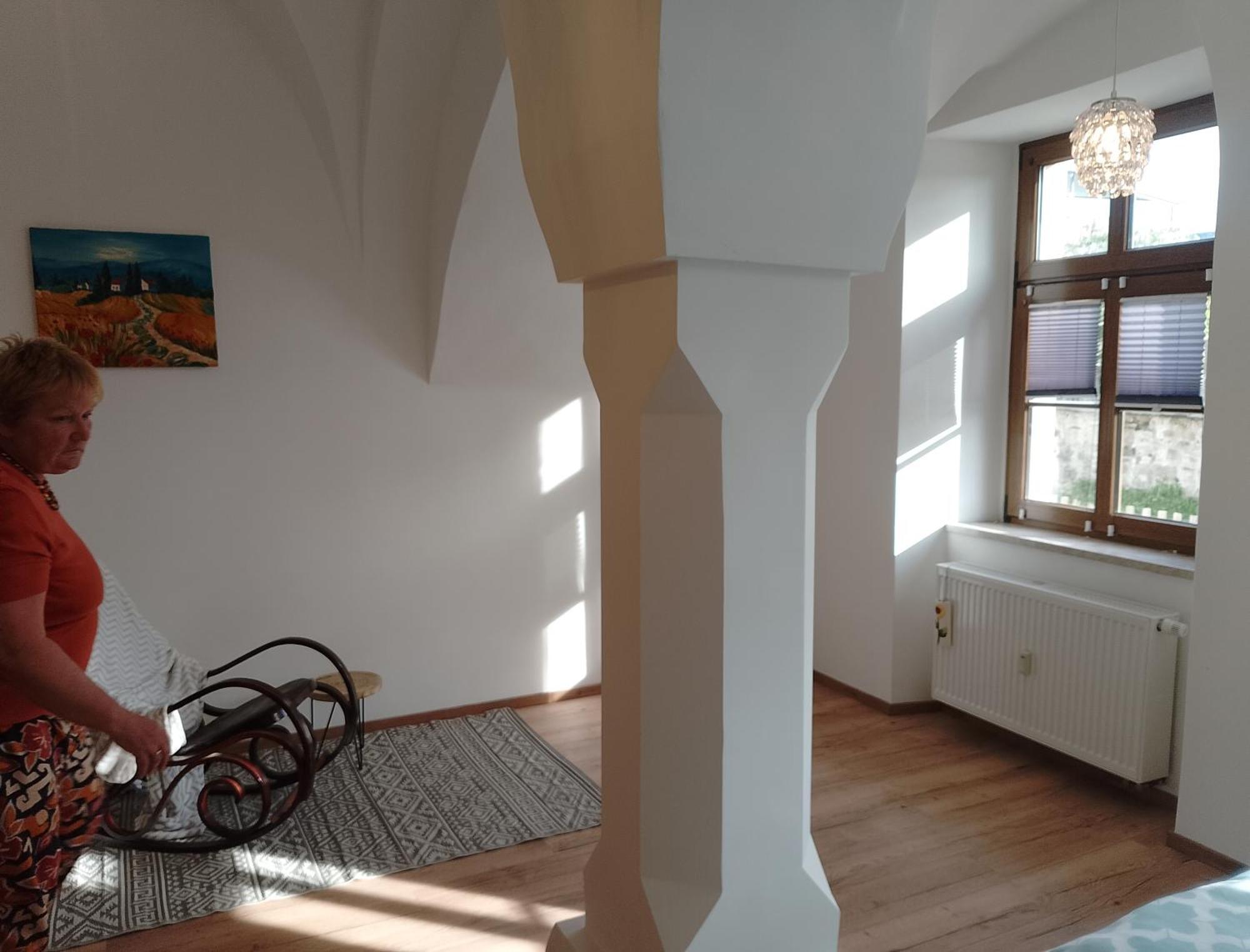 Ferienwohnung Im Rittergut Plohn 300 Meter Zum Freizeitpark Lengenfeld  Exterior photo